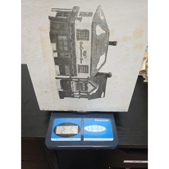 Vtg DEPT 56 DICKENS Village 1987 THE OLD CURIOSITY SHOP Lighted Building 5905-6. - Picture 10 of 10